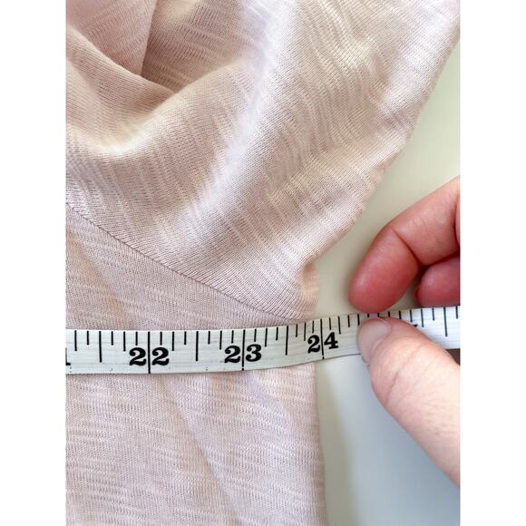 Women's J. Jill Scoop Neck Short Sleeve Tee Pink Pima Cotton Size 2X - Picture 6 of 7